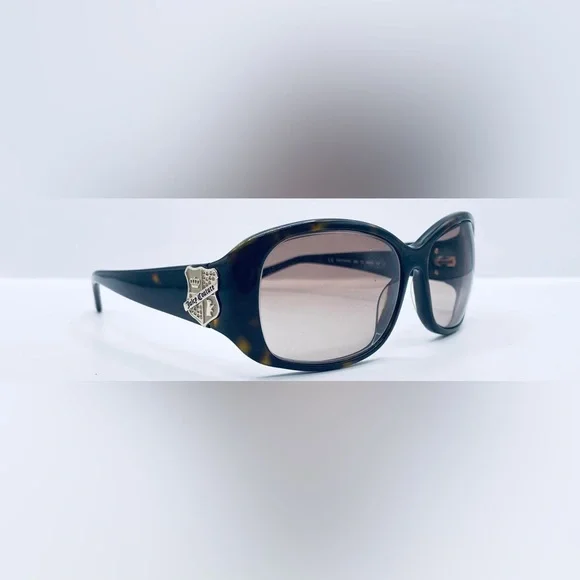 New Juicy Couture Gray Tortoise Sunglasses, NWT JUICY COUTURE Womens Tortoise Brown Pink Round Brown  main image 2